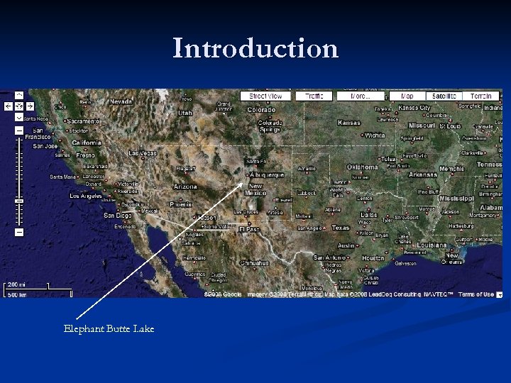 Introduction Elephant Butte Lake 