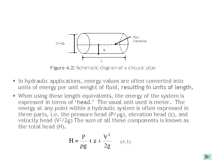 Pipe Centerline D=2 R RR L Figure 4. 2: Schematic diagram of a circular