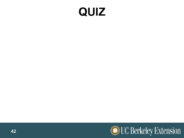 QUIZ 42 