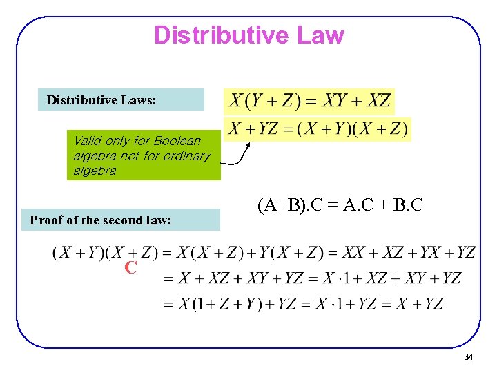 ﺟﺒﺮ ﺑﻮﻝ Boolean Algebra ﺟﺒﺮ