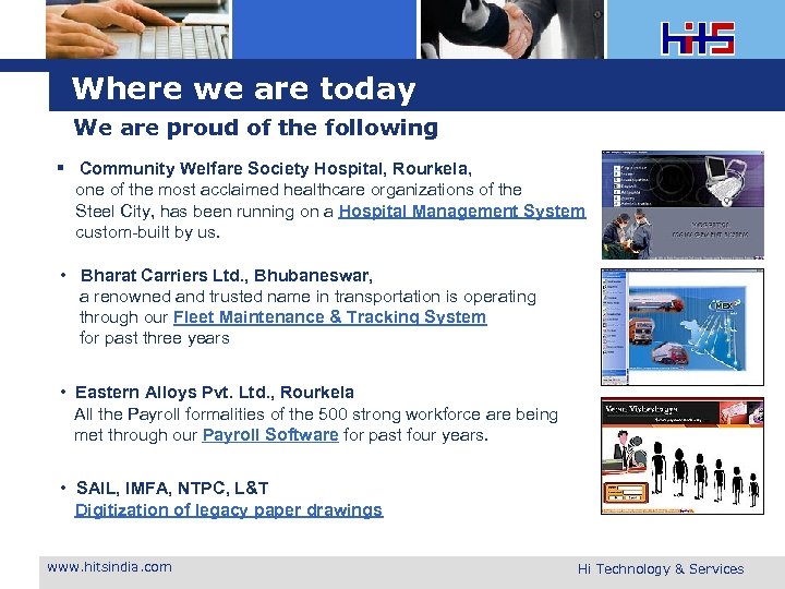 Where we are today We are proud of the following Community Welfare Society Hospital,