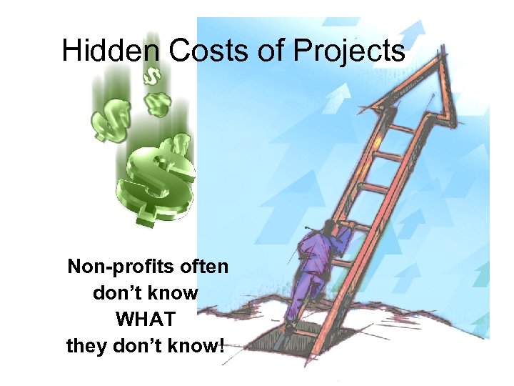 Hidden Costs of Projects Non-profits often don’t know WHAT they don’t know! 