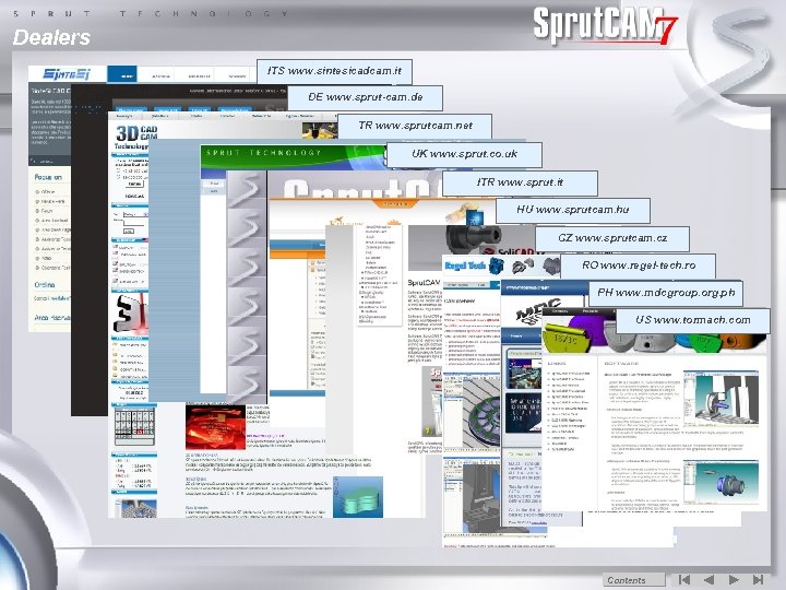 Dealers ITS www. sintesicadcam. it DE www. sprut-cam. de TR www. sprutcam. net UK