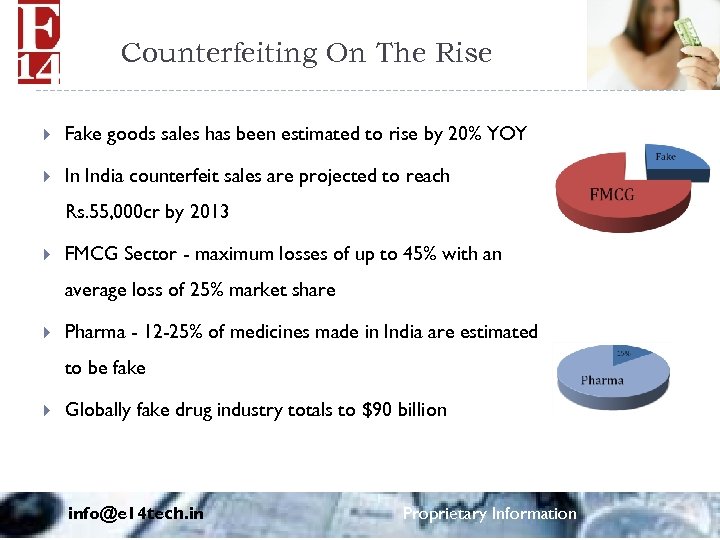 Counterfeiting On The Rise Fake goods sales has been estimated to rise by 20%