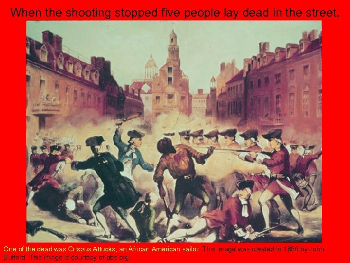 When the shooting stopped five people lay dead in the street. One of the