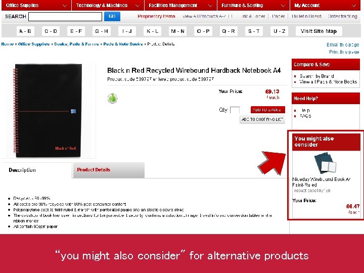 “you might also consider