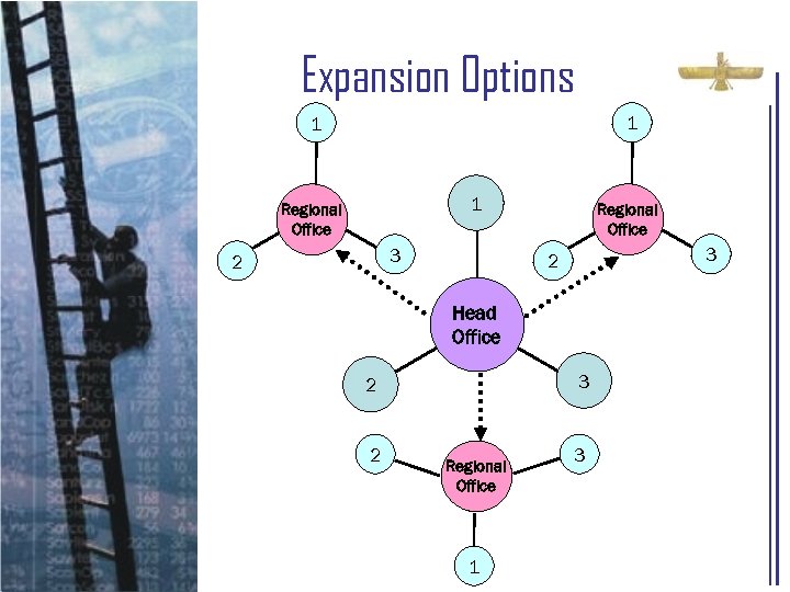 Expansion Options 1 1 1 Regional Office 3 2 Head Office 3 2 2