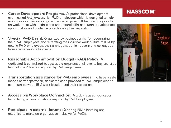  • Career Development Programs: A professional development • Special Pw. D Event: Organized