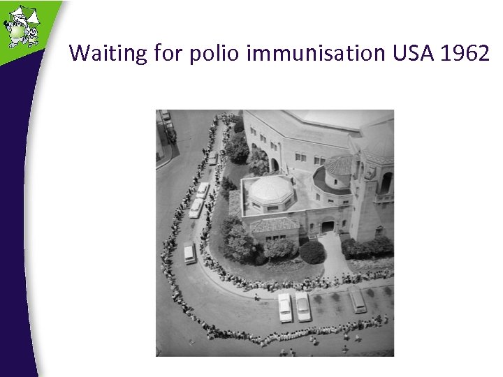 Waiting for polio immunisation USA 1962 