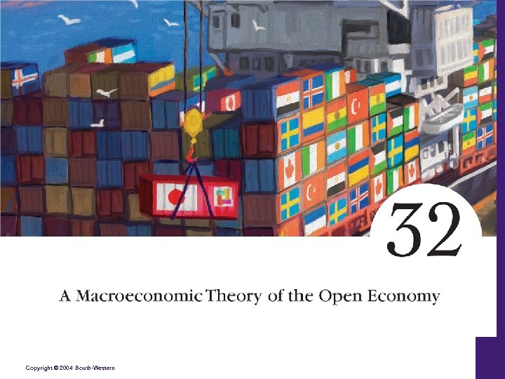 A Macro Theory of the Open Economy Copyright © 2004 South-Western 32 