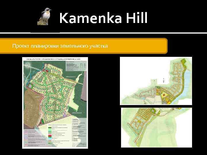 Kamenka Hill Проект планировки земельного участка 