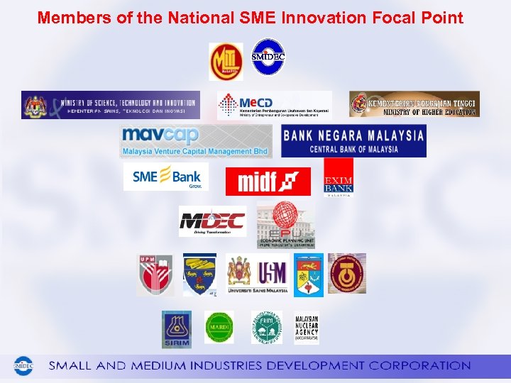 Members of the National SME Innovation Focal Point 