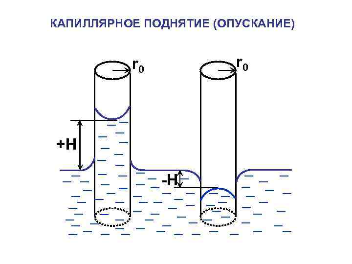 Капиллярные явления рисунок