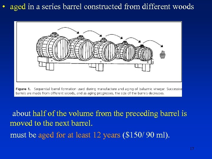  • aged in a series barrel constructed from different woods about half of