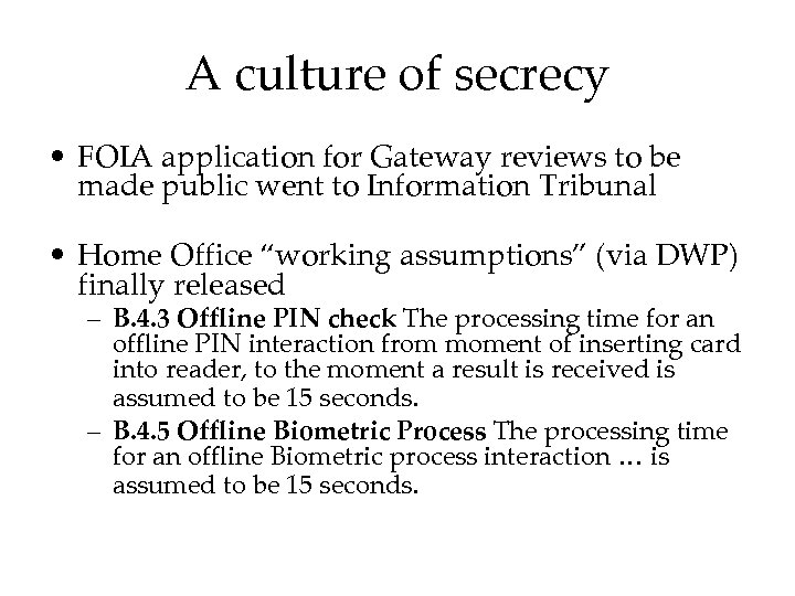 A culture of secrecy • FOIA application for Gateway reviews to be made public