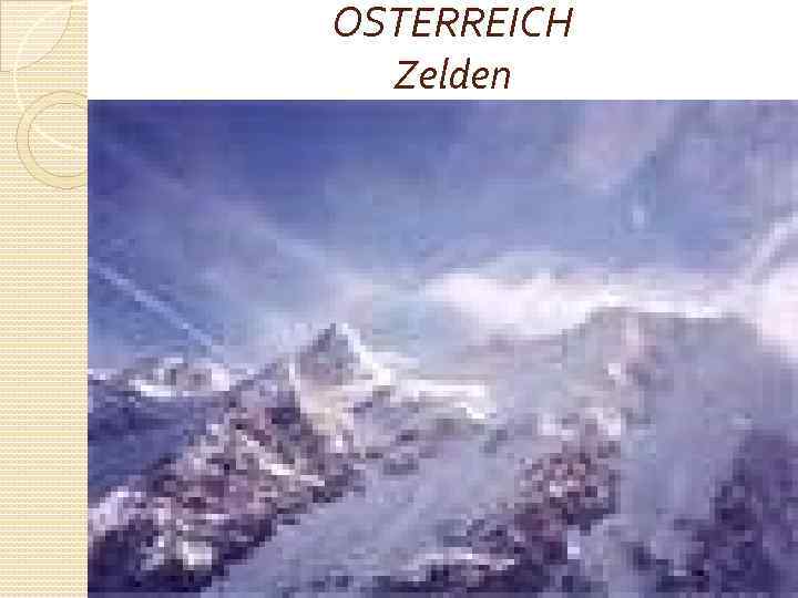 OSTERREICH Zelden 
