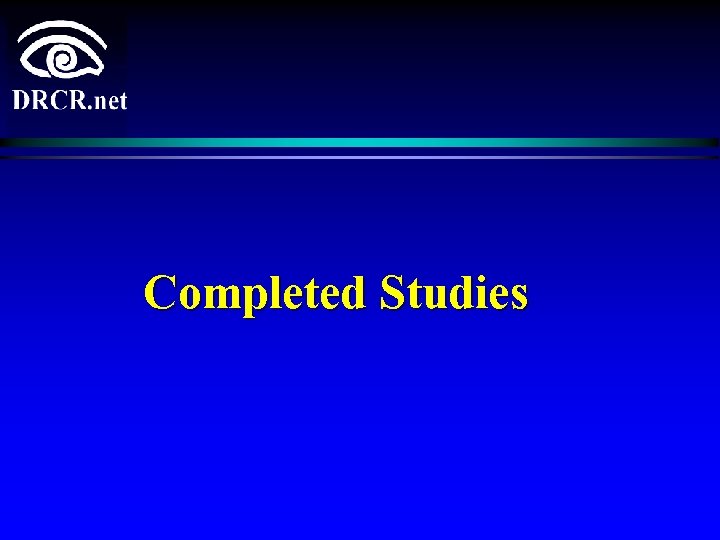 Completed Studies 