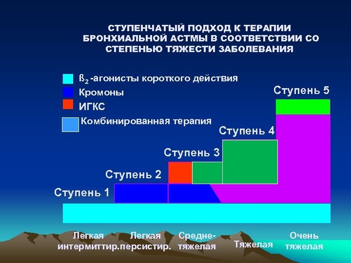 СТУПЕНЧАТЫЙ ПОДХОД К ТЕРАПИИ БРОНХИАЛЬНОЙ АСТМЫ В СООТВЕТСТВИИ СО СТЕПЕНЬЮ ТЯЖЕСТИ ЗАБОЛЕВАНИЯ ß 2