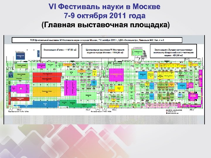 VI Фестиваль науки в Москве 7 -9 октября 2011 года (Главная выставочная площадка) 