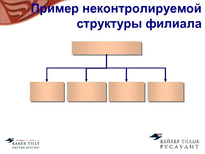 Пример неконтролируемой структуры филиала 