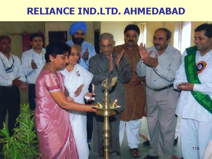 RELIANCE IND. LTD. AHMEDABAD 119 