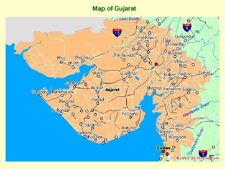 Map of Gujarat 3 