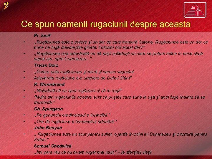 Ce spun oamenii rugaciunii despre aceasta • • • Pr. Iosif , , Rugăciunea