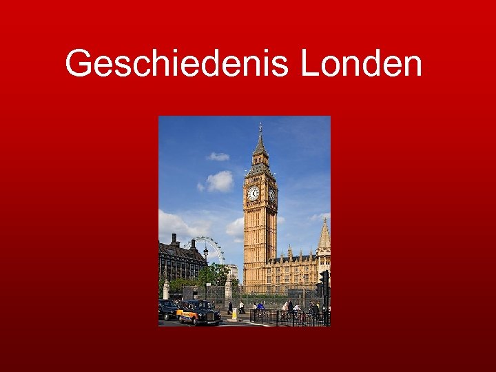Geschiedenis Londen 