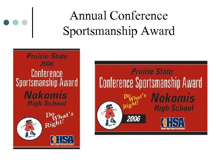 Annual Conference Sportsmanship Award 