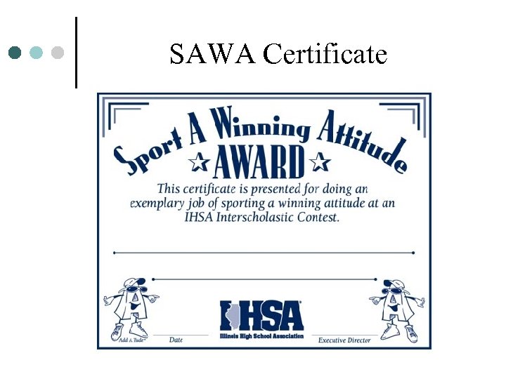 SAWA Certificate 