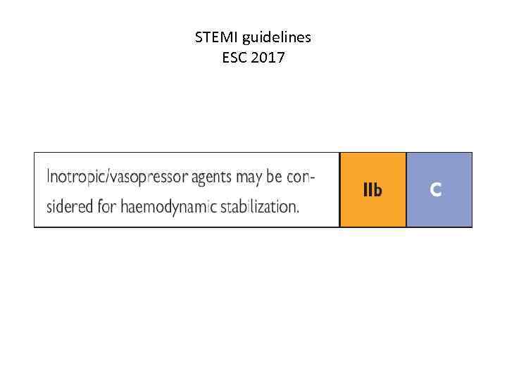 STEMI guidelines ESC 2017 