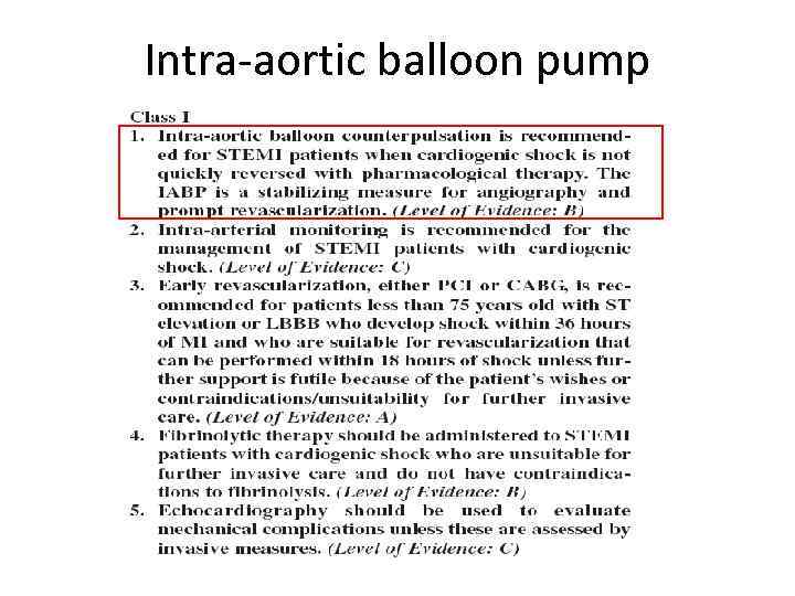 Intra-aortic balloon pump 