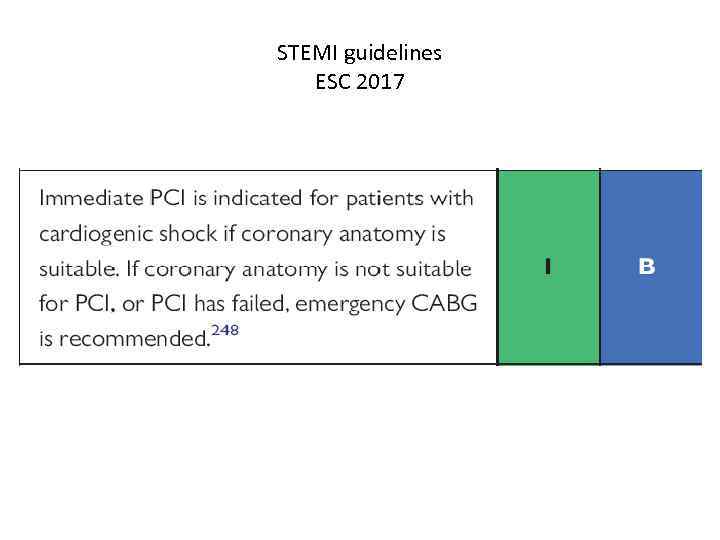 STEMI guidelines ESC 2017 