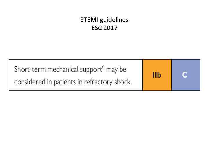 STEMI guidelines ESC 2017 