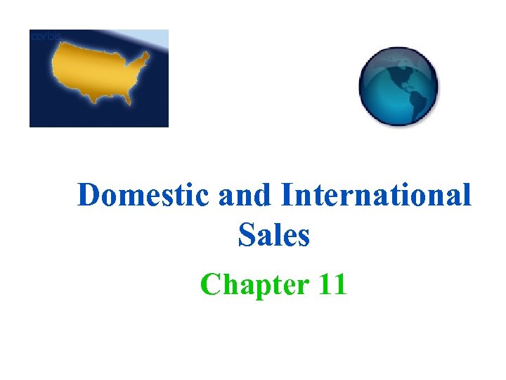 Domestic and International Sales Chapter 11 