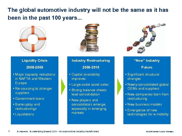 The global automotive industry will not be the same as it has been in