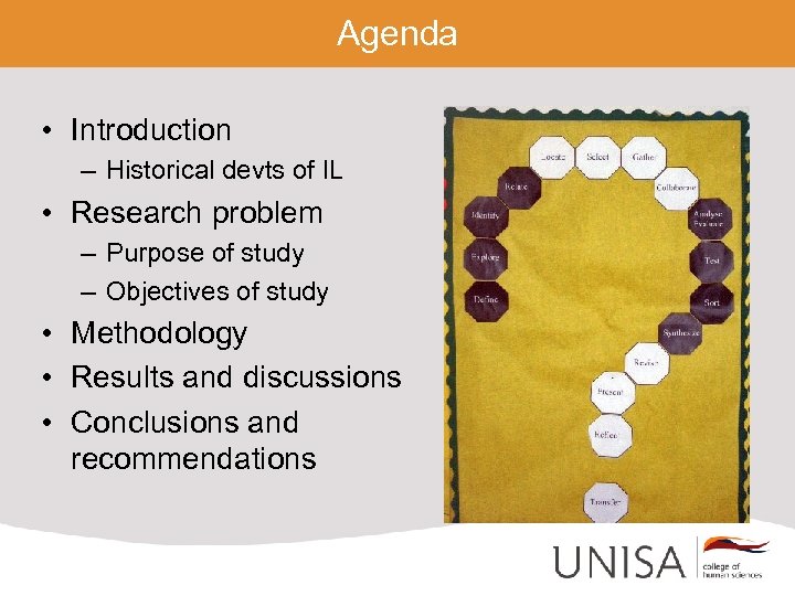 Agenda • Introduction – Historical devts of IL • Research problem – Purpose of