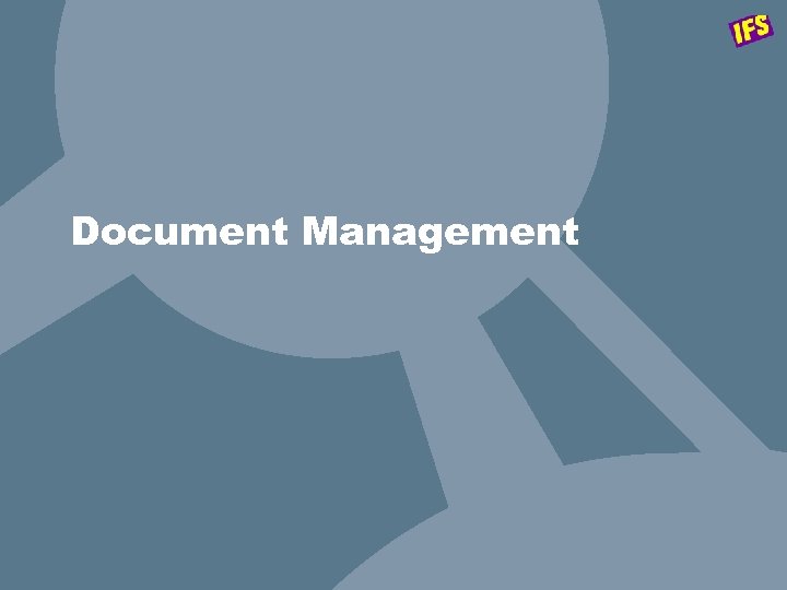 Document Management 