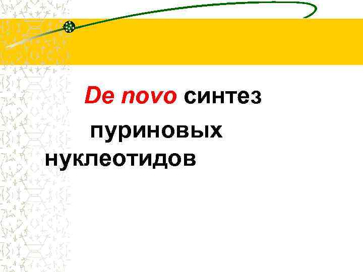 De novo синтез пуриновых нуклеотидов 