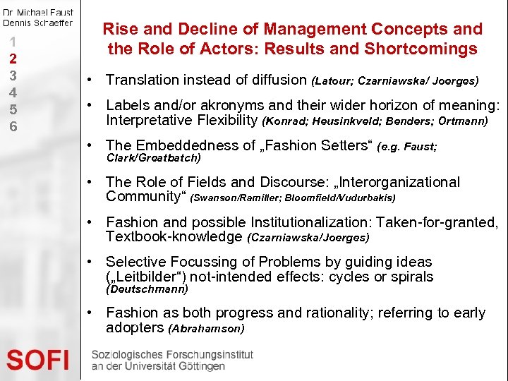 1 2 3 4 5 6 Rise and Decline of Management Concepts and the