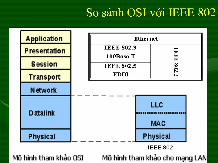 So sánh OSI với IEEE 802 