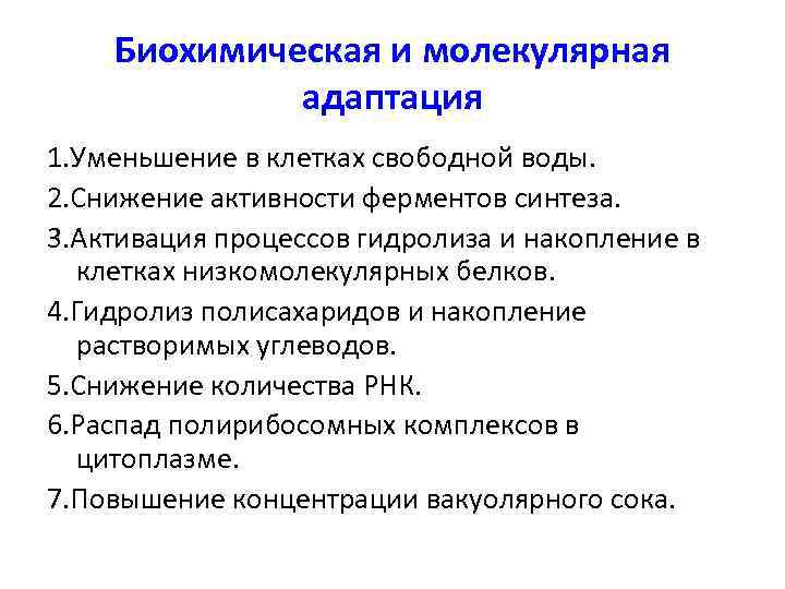 Закономерности биохимической адаптации в процессе спортивной тренировки презентация