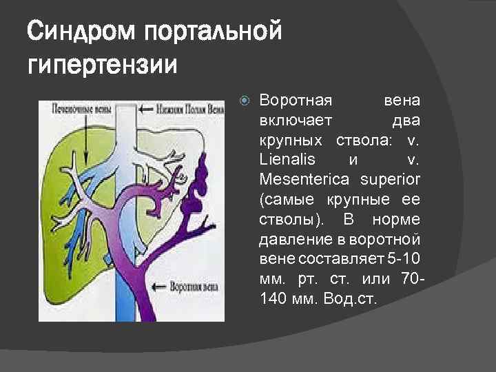 Гипертензия портальной вены