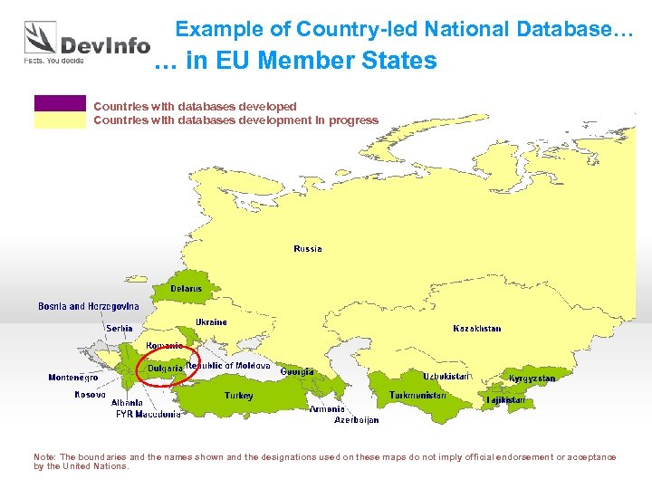 Example of Country-led National Database… … in EU Member States Countries with databases developed