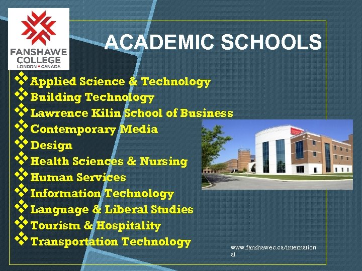  ACADEMIC SCHOOLS v. Applied Science & Technology v. Building Technology v. Lawrence Kilin