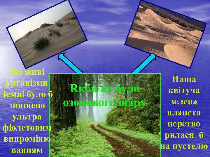 Всі живі організми Землі було б знищено ультра фіолетовим випроміню ванням Якби не було