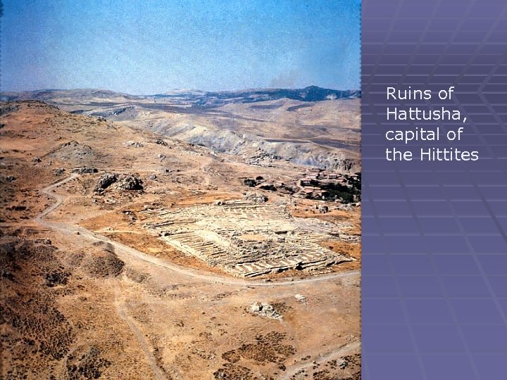 Ruins of Hattusha, capital of the Hittites 