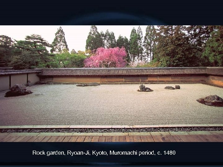 Rock garden, Ryoan-Ji, Kyoto, Muromachi period, c. 1480 