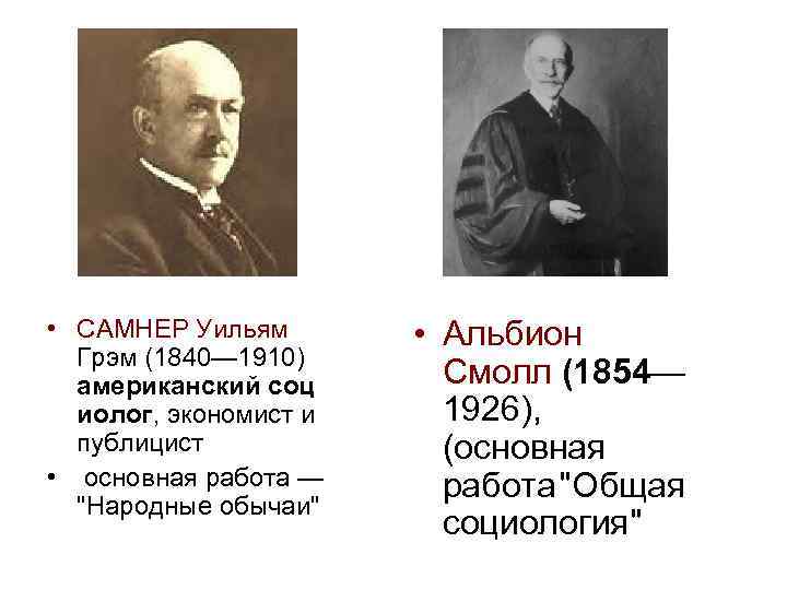  • САМНЕР Уильям Грэм (1840— 1910) американский соц иолог, экономист и публицист •