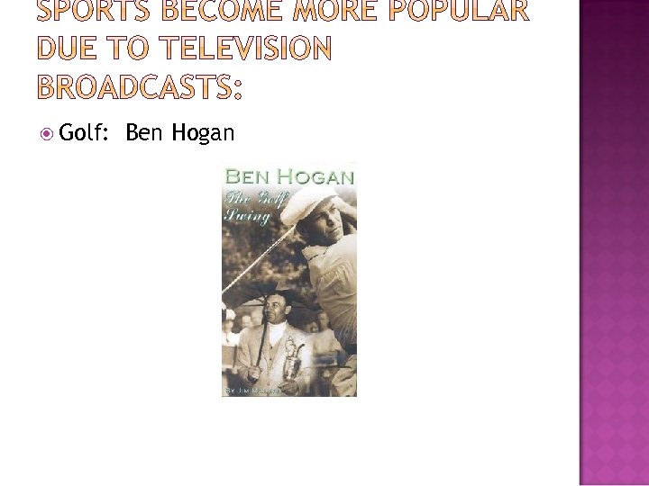  Golf: Ben Hogan 